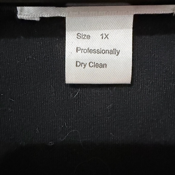 Vintage Neiman Marcus black & silver sequin tunic top, size 1X (fits like a L). - Picture 6 of 7